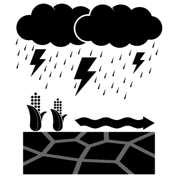 inondation boueuse