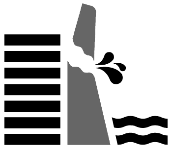 inondation par rupture de digue ou de barrage