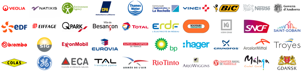 Les références clients de MegaSecur.Europe. Technologie Water-Gate© plébiscitée